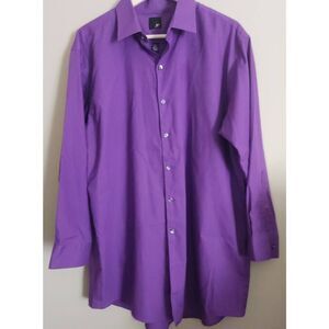 M15 J. Ferrar purple dress shirt